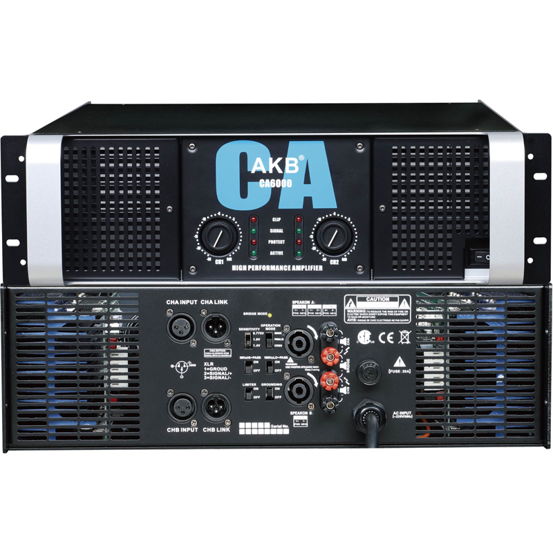CA series wholesale KTV, stage performance high quality stereo professional amplifier