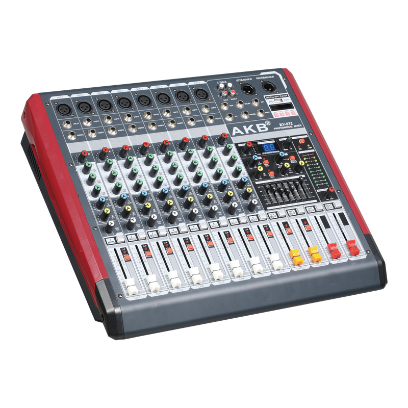 KV-832 8 channel sound mixer